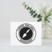 Support voor uw lokale archeoloog briefkaart (Staand voorkant)