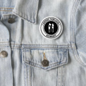 Support voor uw lokale biochemicus ronde button 5,7 cm (In situ)