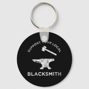 Support voor uw lokale Blacksmith Sleutelhanger