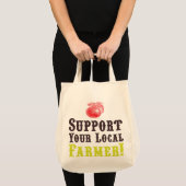 Support voor uw lokale boer! Organisch Tas (Voorkant (product))