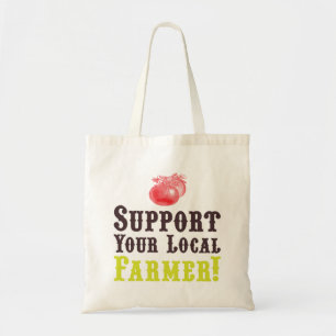 Support voor uw lokale boer! Tas