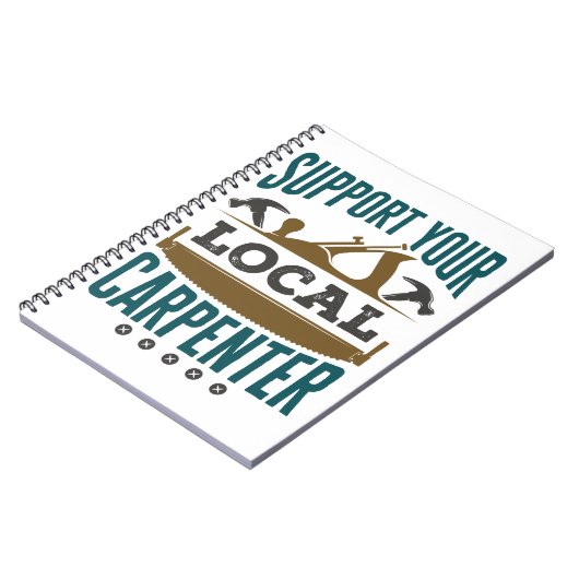 Support voor uw lokale Carpenter Union Builder Notitieboek (Linkerzijde)