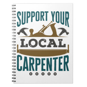 Support voor uw lokale Carpenter Union Builder Notitieboek