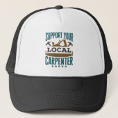 Support voor uw lokale Carpenter Union Builder Trucker Pet (Voorkant)