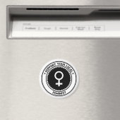 Support voor uw lokale feministe magneet (Insitu (Vaatwasser))