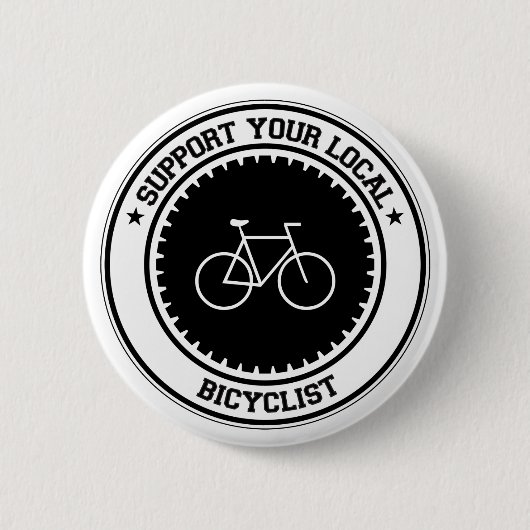 Support voor uw lokale fietslijst ronde button 5,7 cm (Voorkant)