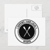 Support voor uw lokale gebruiker briefkaart (Voorkant / Achterkant)