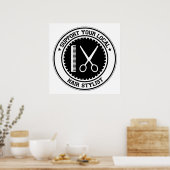 Support voor uw lokale haarlijst poster (Keuken)