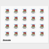 Support voor uw lokale landbouwer ronde sticker (Vel)