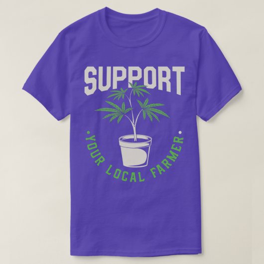 Support voor uw lokale landbouwer t-shirt (Design voorkant)