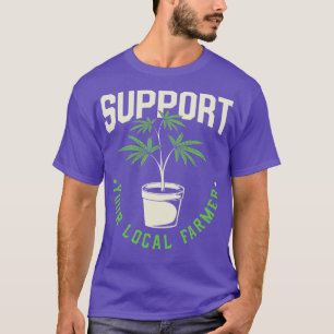 Support voor uw lokale landbouwer t-shirt