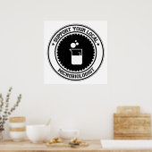 Support voor uw lokale microbioloog poster (Keuken)