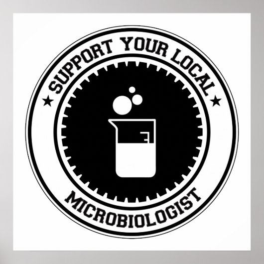 Support voor uw lokale microbioloog poster (Voorkant)