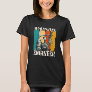 Support voor uw lokale motorboordwerktuigenroostbr t-shirt