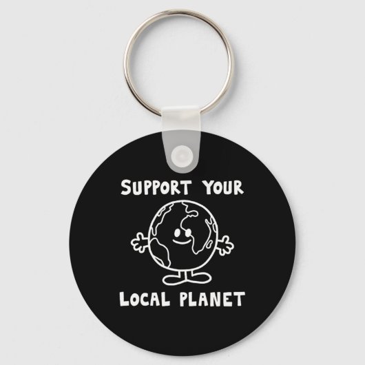 Support voor uw lokale omgeving sleutelhanger (Voorkant)