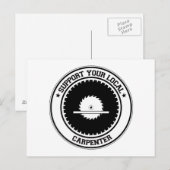 Support voor uw lokale pc briefkaart (Voorkant / Achterkant)