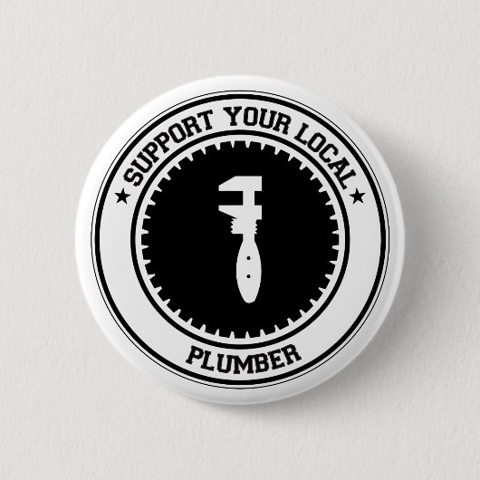 Support voor uw lokale pc ronde button 5,7 cm (Voorkant)