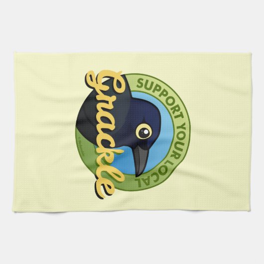 Support voor uw lokale rackle theedoek (Horizontaal)