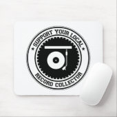 Support voor uw lokale recordverzamelaar muismat (Met muis)