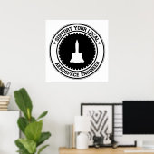 Support voor uw lokale ruimtevaarttechnicus poster (Thuiskantoor)