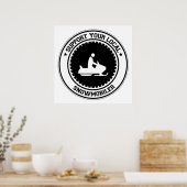 Support voor uw lokale Snowmobier Poster (Keuken)