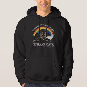 Support voor uw lokale STreet-katten Hoodie