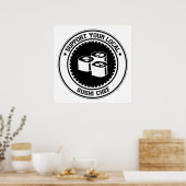 Support voor uw lokale Sushi Chef Poster (Keuken)