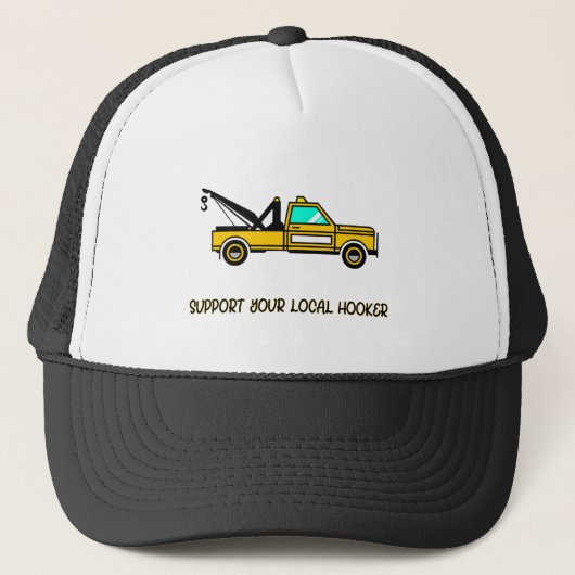 Support voor uw lokale vrachtwagen trucker pet (Voorkant)