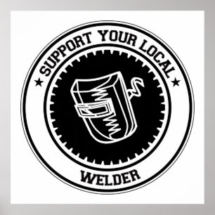 Support voor uw lokale Welzijn Poster