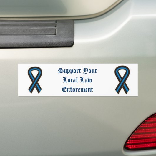 Support voor uw lokale wetgeving bumpersticker (Op auto)