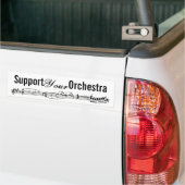 Support voor uw orkest bumpersticker (Op Truck)