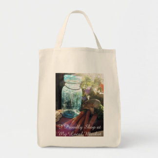 Support voor uw winkeltas op de lokale markt tote bag