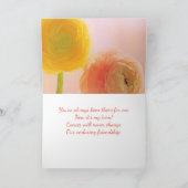 Support voor vrienden tegen kanker kaart (Binnen)