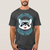 Support voor vuilnisbelt van Raccoon Lover T-shirt (Voorkant)