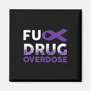 Support Warrior Survivor Gifts - Drug Overdose Awa Magneet
