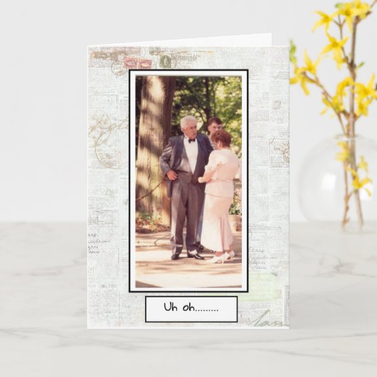 Support-Wenskaart Kaart (Gele Bloem)