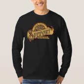 Support Your Local Coffee House Coffee Drinker Men T-shirt (Voorkant)