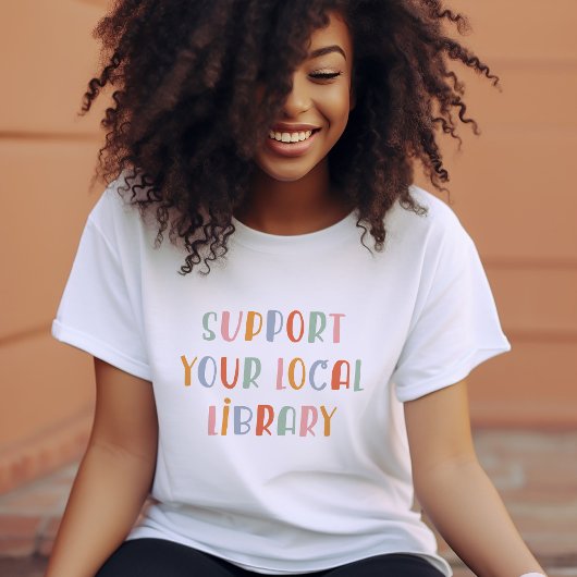 Support Your Local Library Tri-Blend Shirt