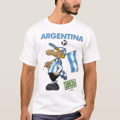 Supporter Argentina T-shirt (Voorkant)