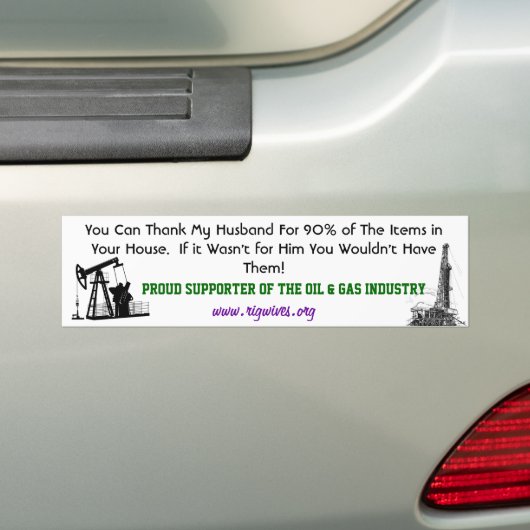 supporter bumpersticker (Op auto)