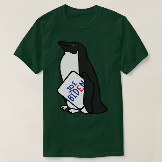 Supporter Pinguïn met Joe Sign T-shirt (Design voorkant)
