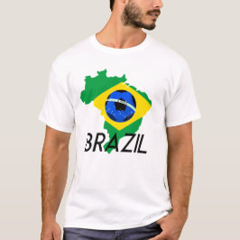 Supporter T-shirt voor het Braziliaanse voetbaltea
