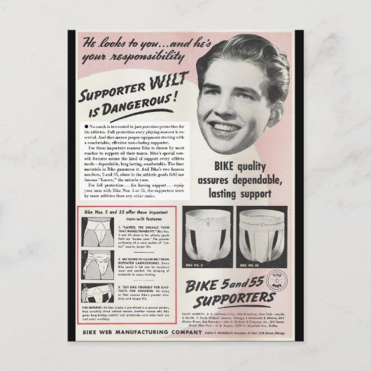 Supporter Wilt is gevaarlijk! Briefkaart (Voorkant)