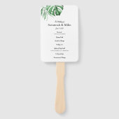 supporters voor het Tropisch palmblaadprogramma Handwaaier (Voorkant)