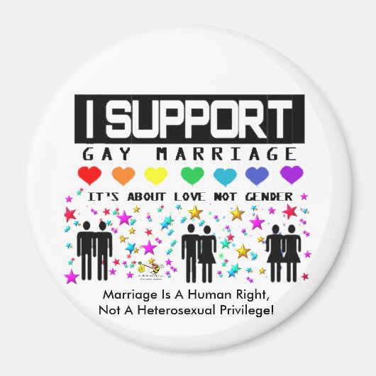 Supporthuwelijk Magneet (Voorkant)