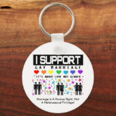 Supporthuwelijk Sleutelhanger (Voorkant)