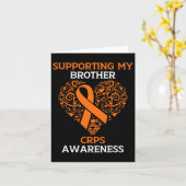 Supporting My Brother Rsd Crps Awareness Month Ora Kaart (Gele Bloem)