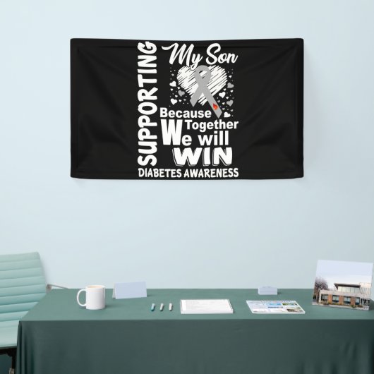 Supporting My Son Diabetes Awareness Month Spandoek (Beurs)