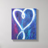 Supportive Heart Painting Canvas Art Print (Voorkant)