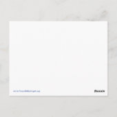 Supportive Heart Painting Custom Art-Briefkaarten Briefkaart (Achterkant)